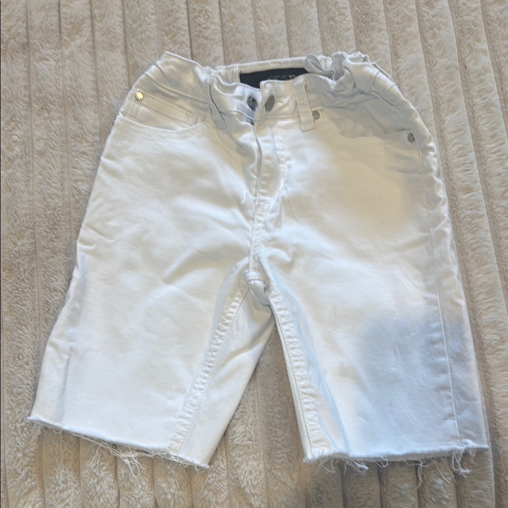 Girls White Denim Joe’s Shorts